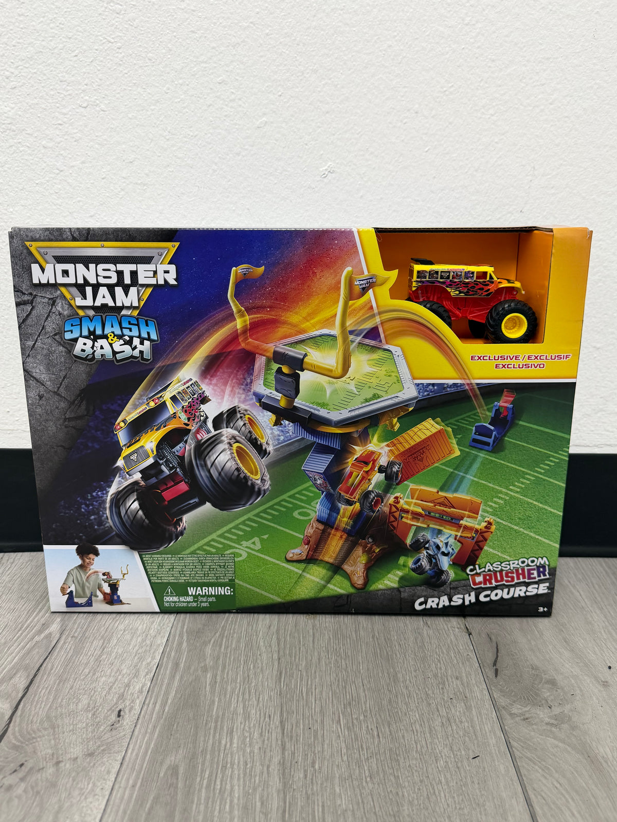 Monster Jam Smash and Bash Crash Course Playset