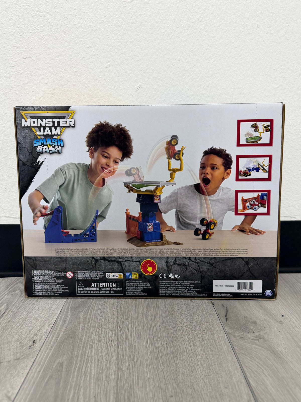 Monster Jam Smash and Bash Crash Course Playset