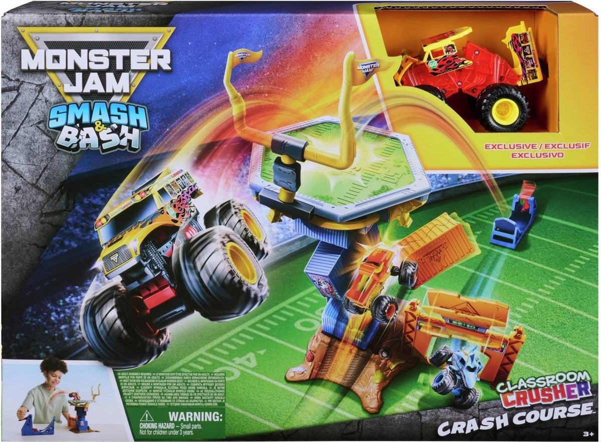 Monster Jam Smash and Bash Crash Course Playset