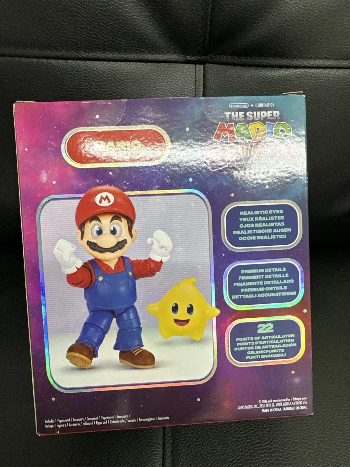 Super Mario Galaxy Movie Mario With Luma Star 5” Masterpiece FIgure New