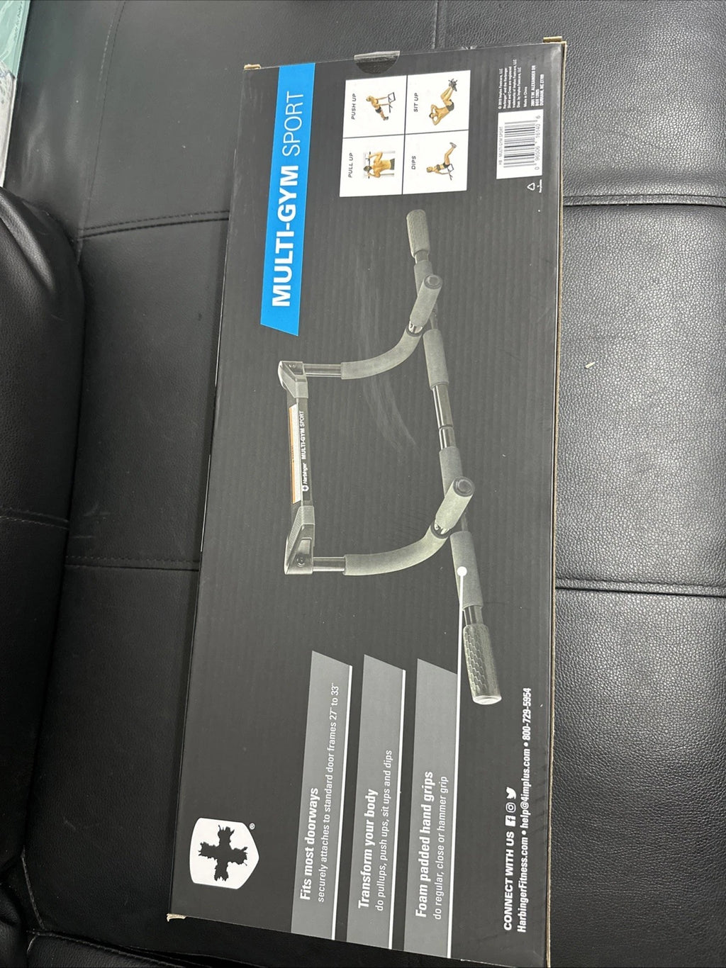 Harbinger MULTI-Gym Sport Pull Up Bar New Sealed Box.
