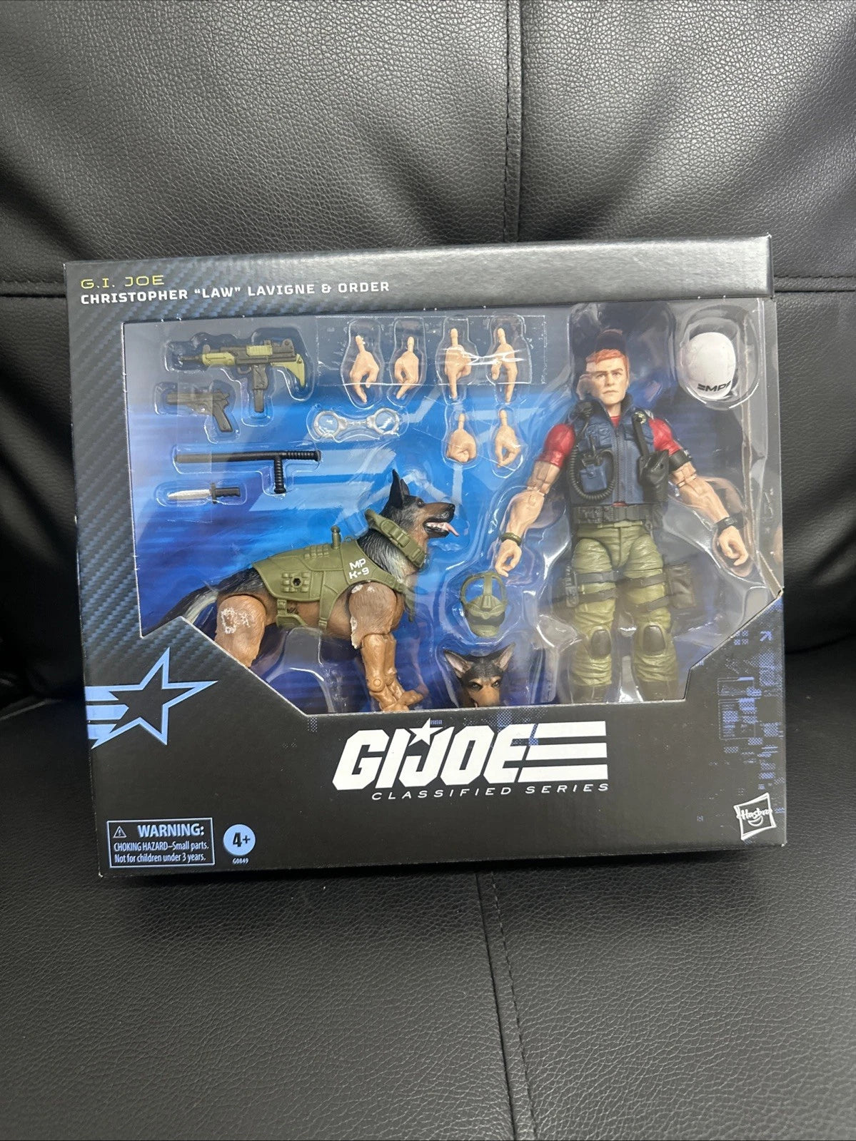 NEW GI Joe Classified Series #157 Law & Order Christopher Lavigne K-9 New